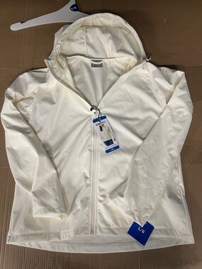 Lightweight Cream Hooded Jacket - LG